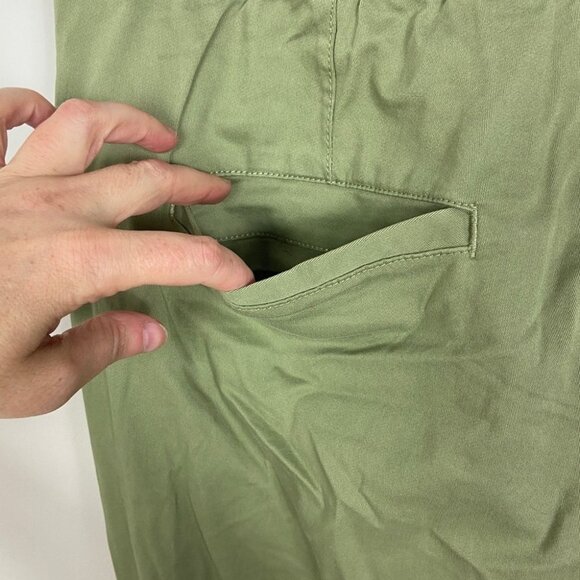 NEW‎ Nordstrom BP Stretch Cotton Pants Green Size Large x 32 Casual Jogger 2021 - Picture 7 of 14